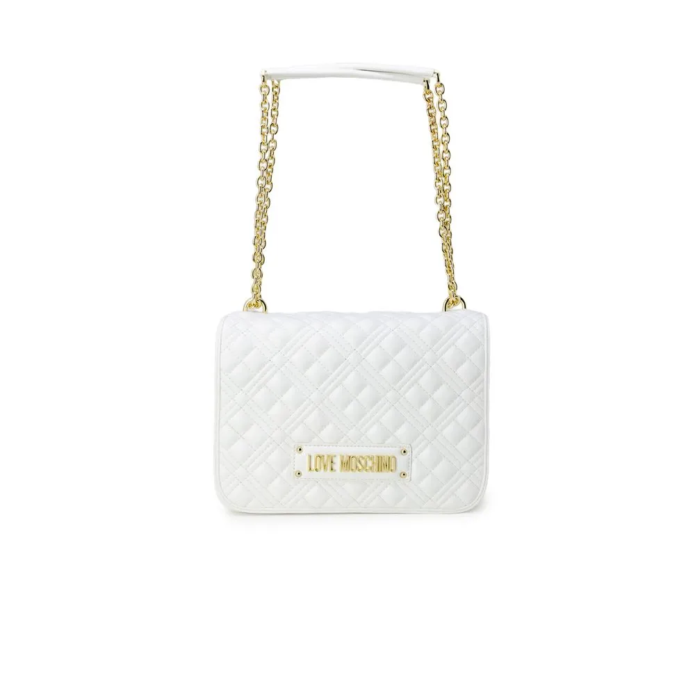 Love Moschino Women's White Polyethylene Handbag
