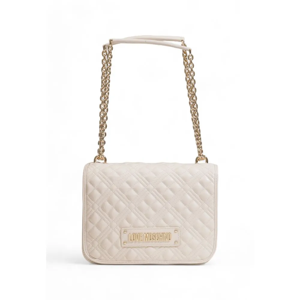 Love Moschino Women's Beige Polyethylene Handbag