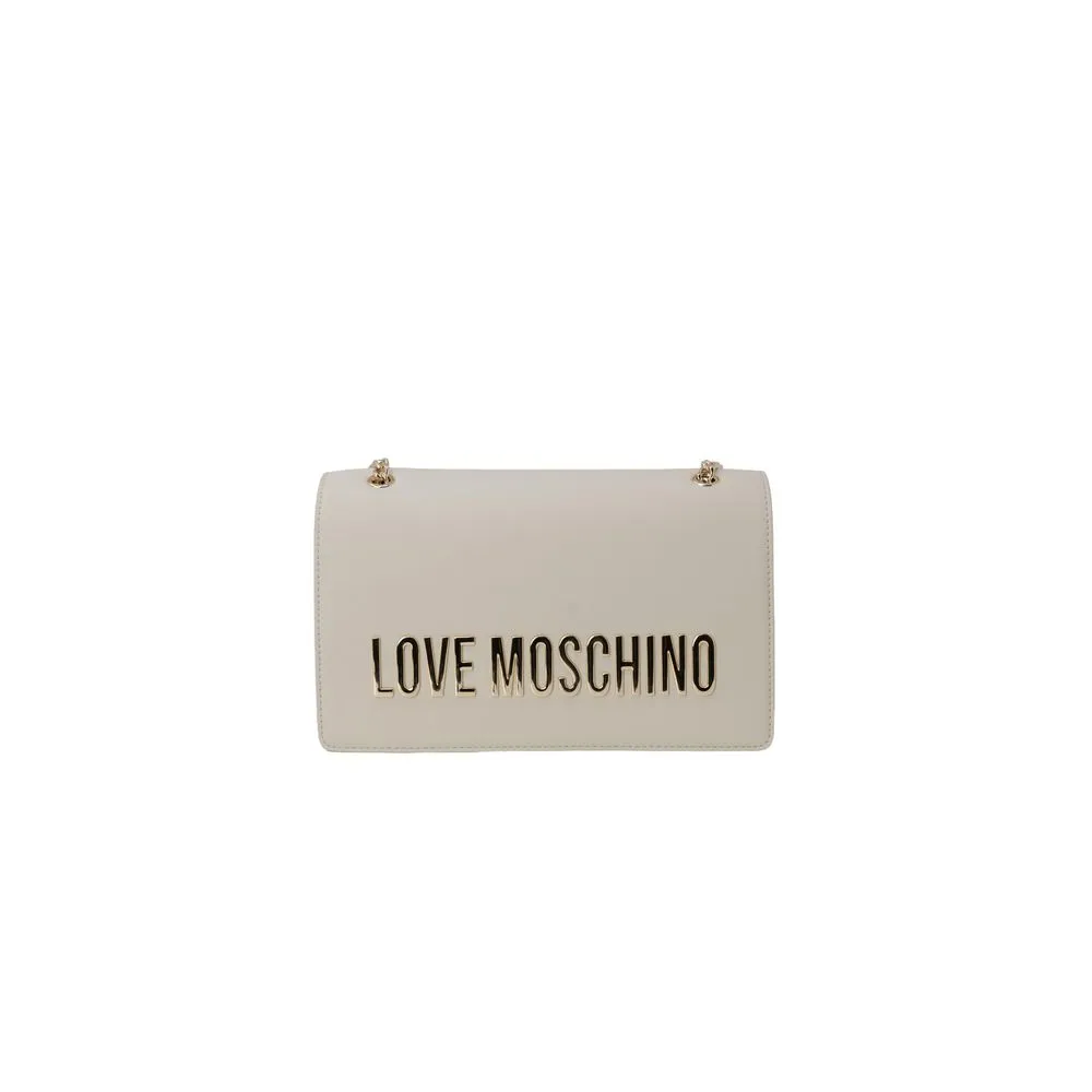 Love Moschino Women's Beige Polyethylene Handbag