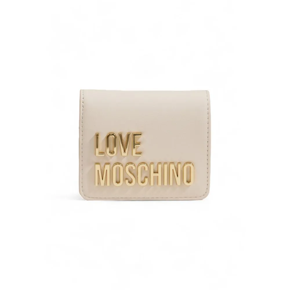 Love Moschino Women's Beige Polyethylene Wallet