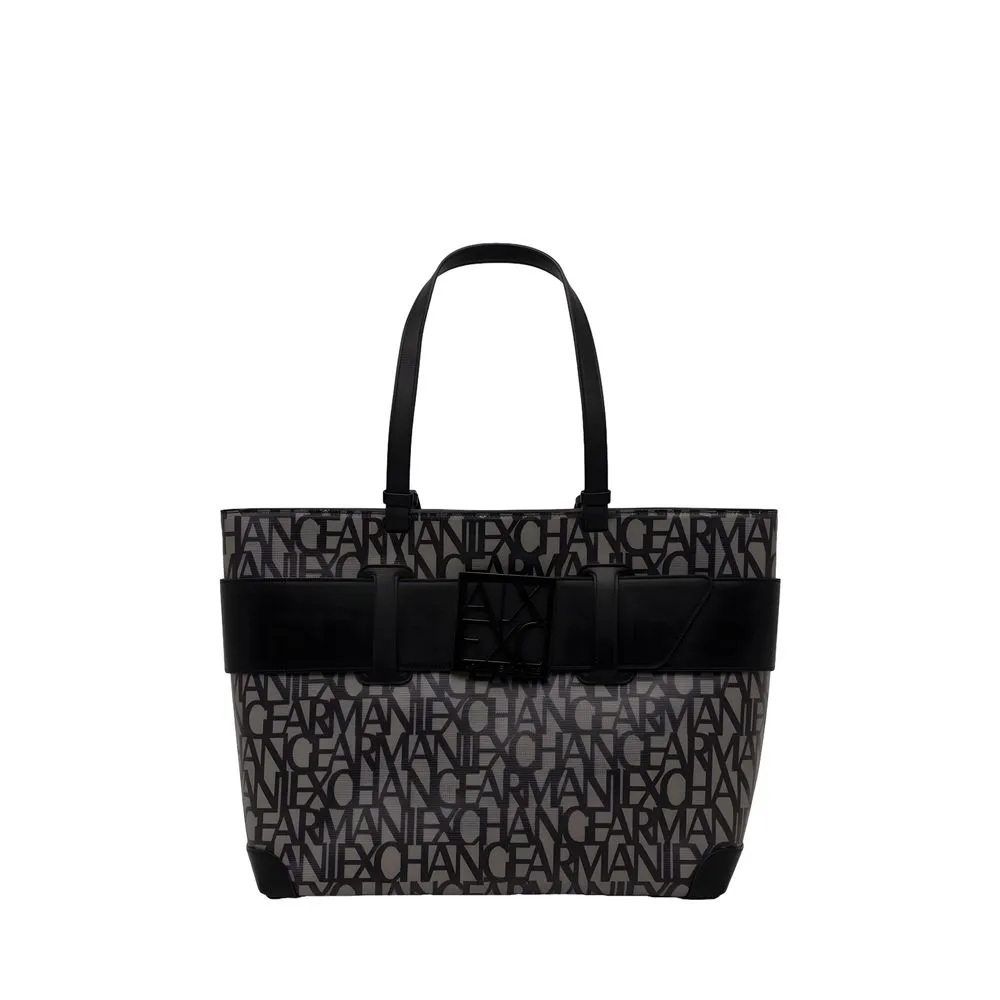 Armani Exchange Women's Black Polyethylene Handbag