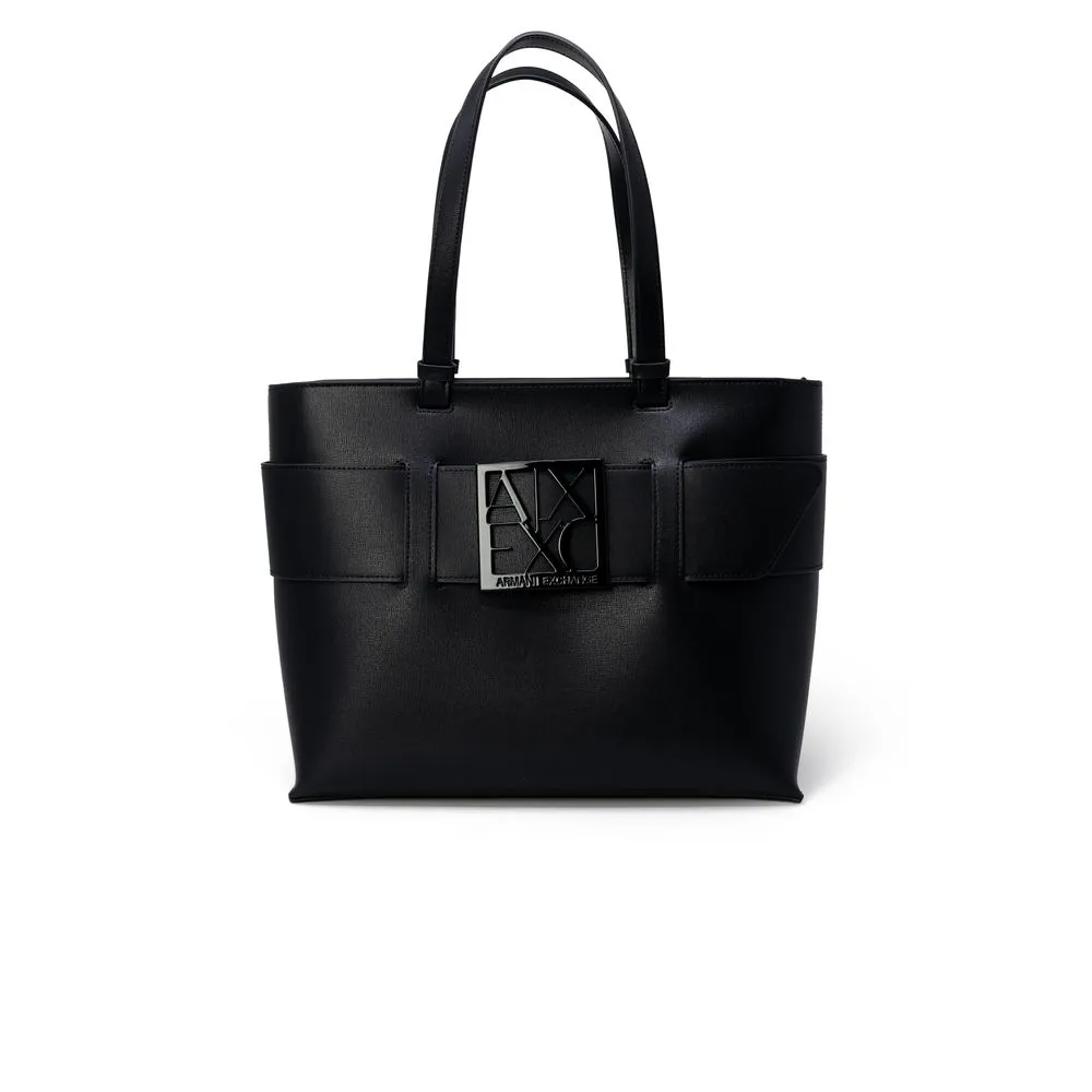 Armani Exchange Women's Black Polyethylene Handbag