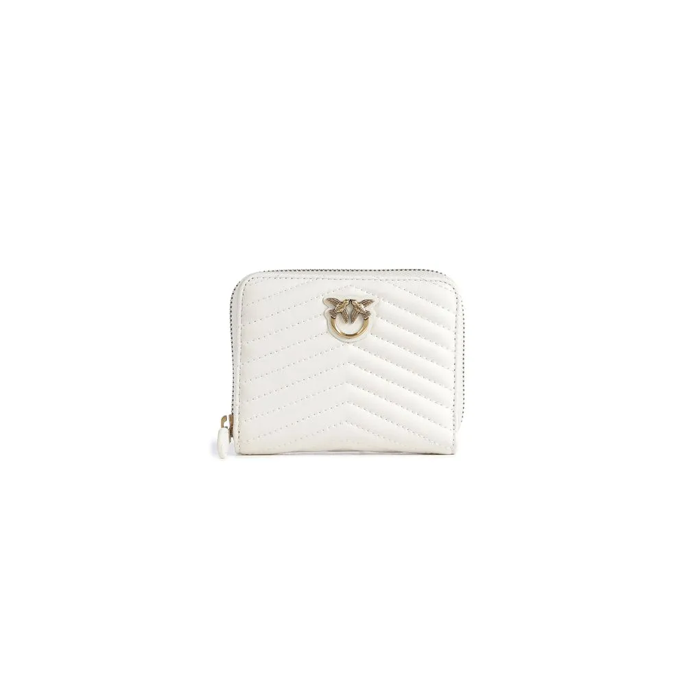PINKO Men's White Leather Wallet