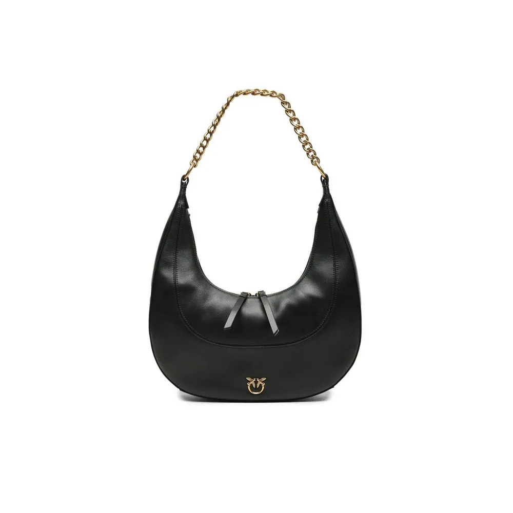 PINKO Women's Black Leather Handbag