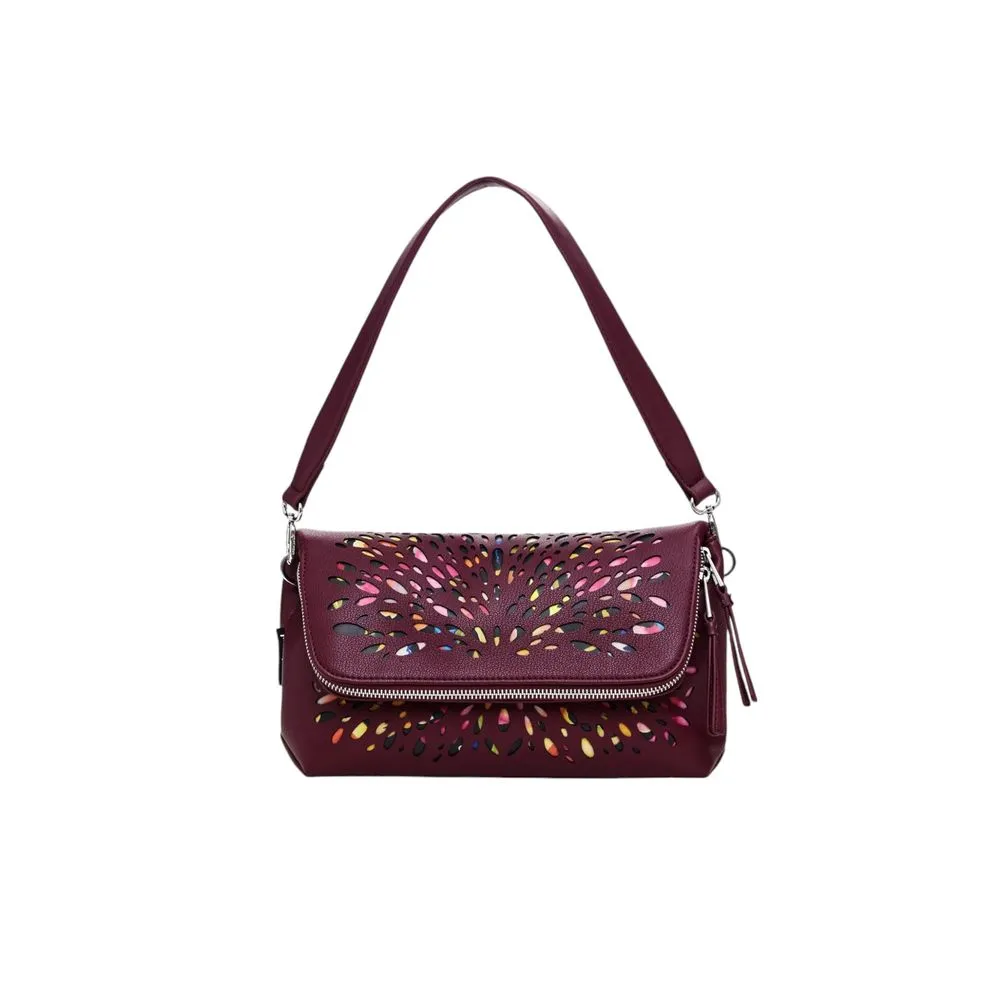 Desigual Women's Bordeaux Polyethylene Handbag