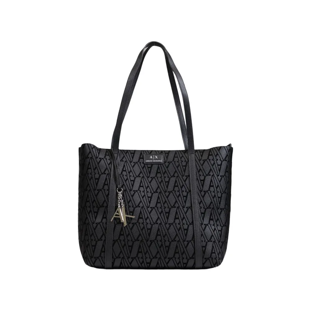 Armani Exchange Women's Black Polyethylene Handbag