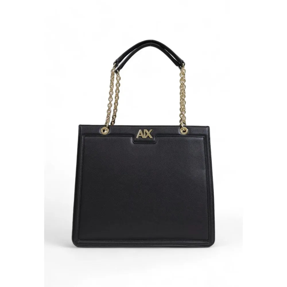 Armani Exchange Women's Black Polyester Handbag