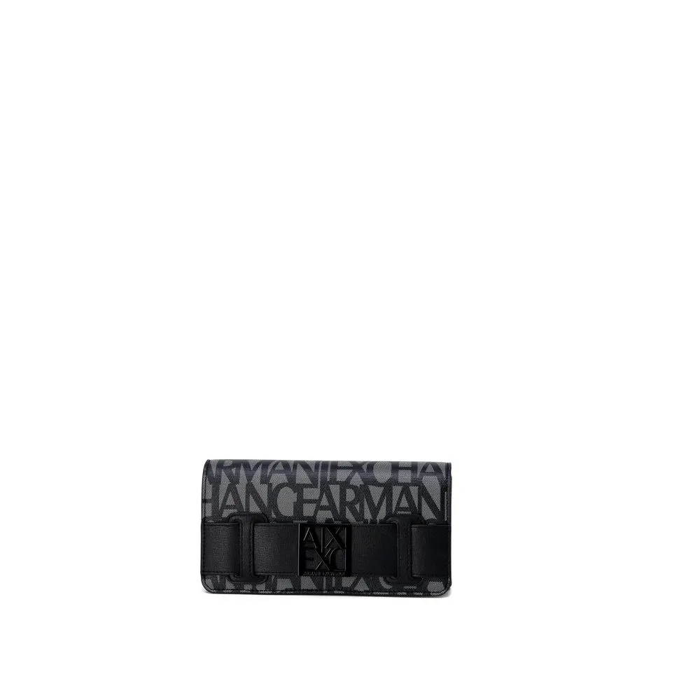 Armani Exchange Men's Black Cotton Wallet