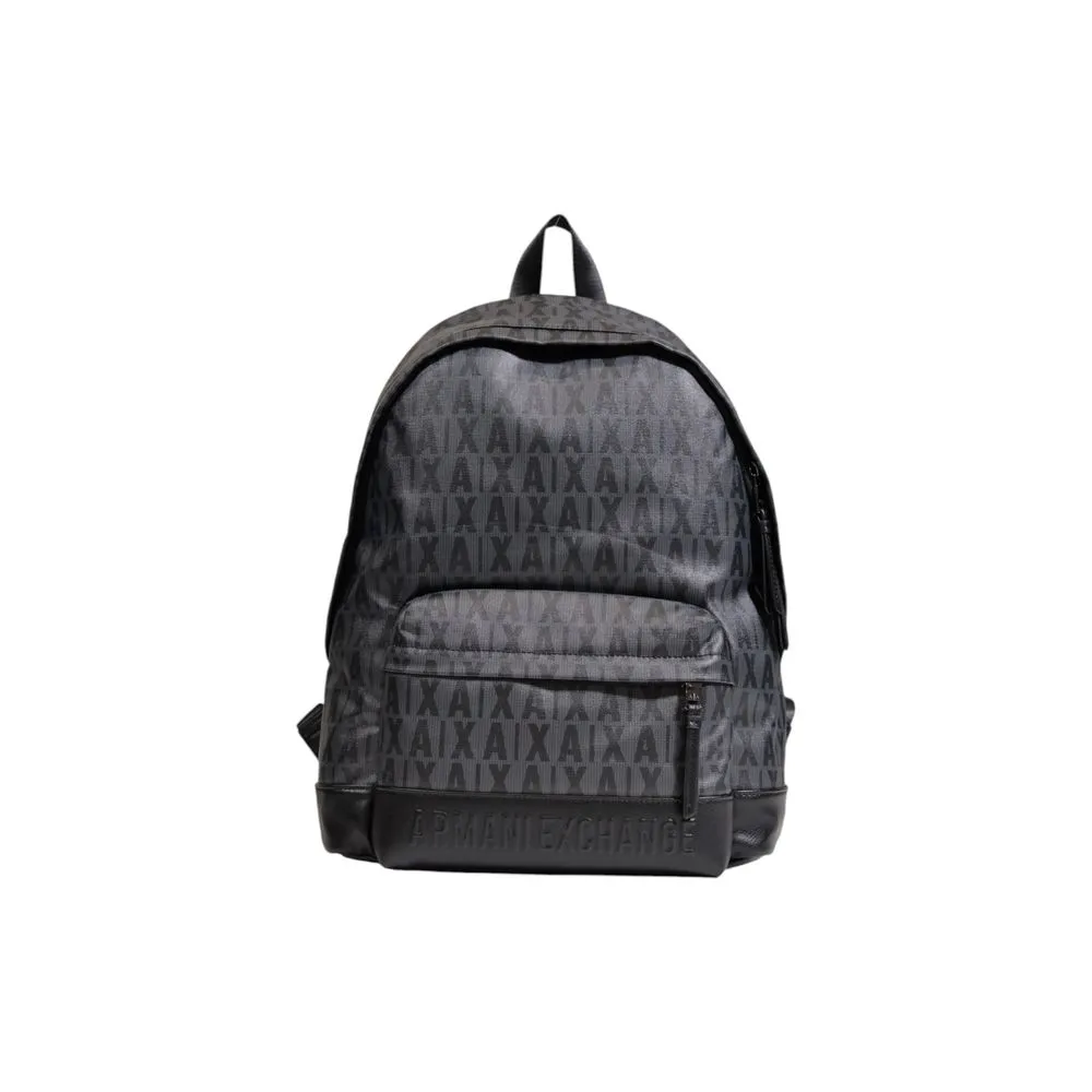 Armani Exchange Men's Black Polyethylene Backpack