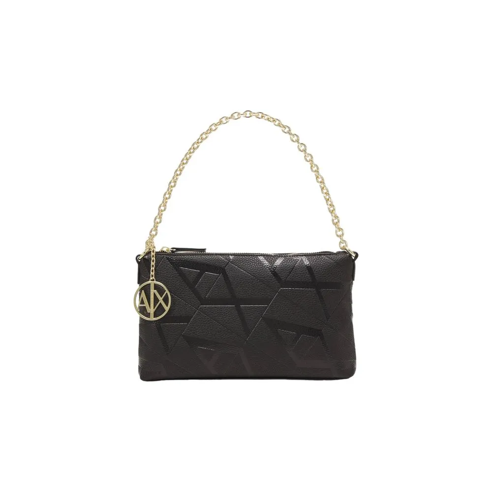 Armani Exchange Women's Black Polyester Handbag