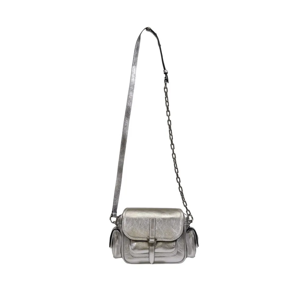Coccinelle Women's Silver Leather Handbag