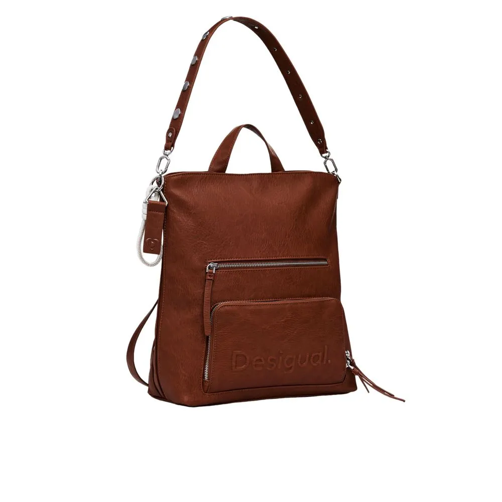 Desigual Women's Brown Polyethylene Backpack