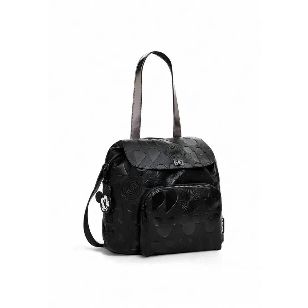 Desigual Women's Black Polyethylene Backpack