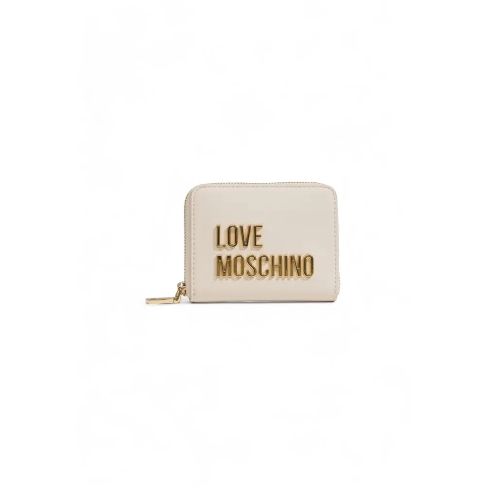 Love Moschino Women's Beige Polyethylene Wallet