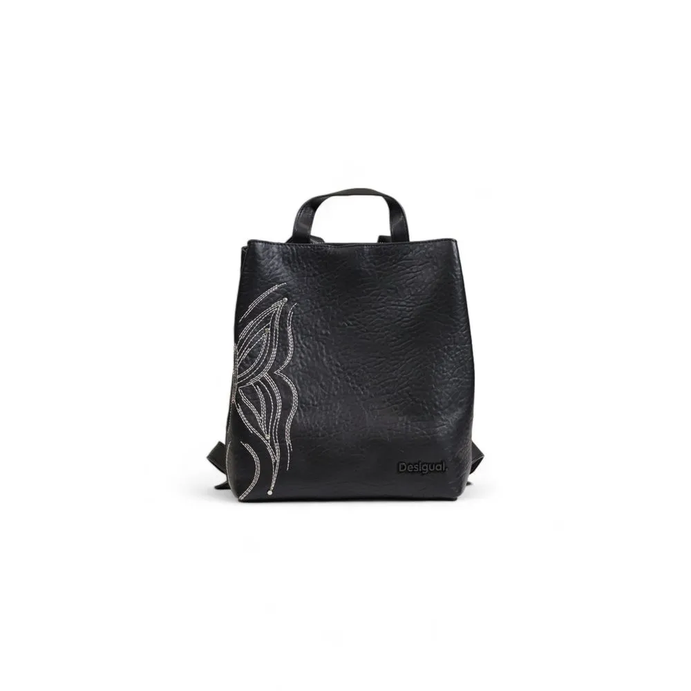 Desigual Women's Black Polyethylene Backpack
