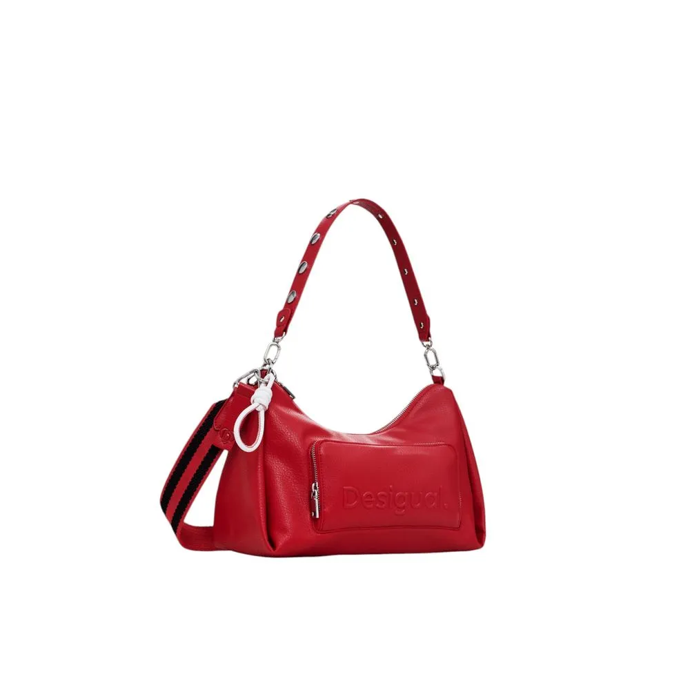 Desigual Women's Red Polyethylene Handbag