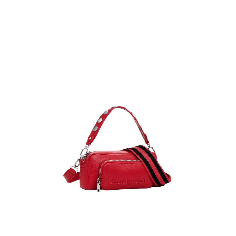 Desigual Women's Red Polyethylene Handbag