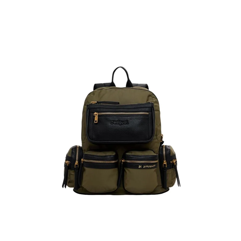 Desigual Women's Green Polyamide Backpack