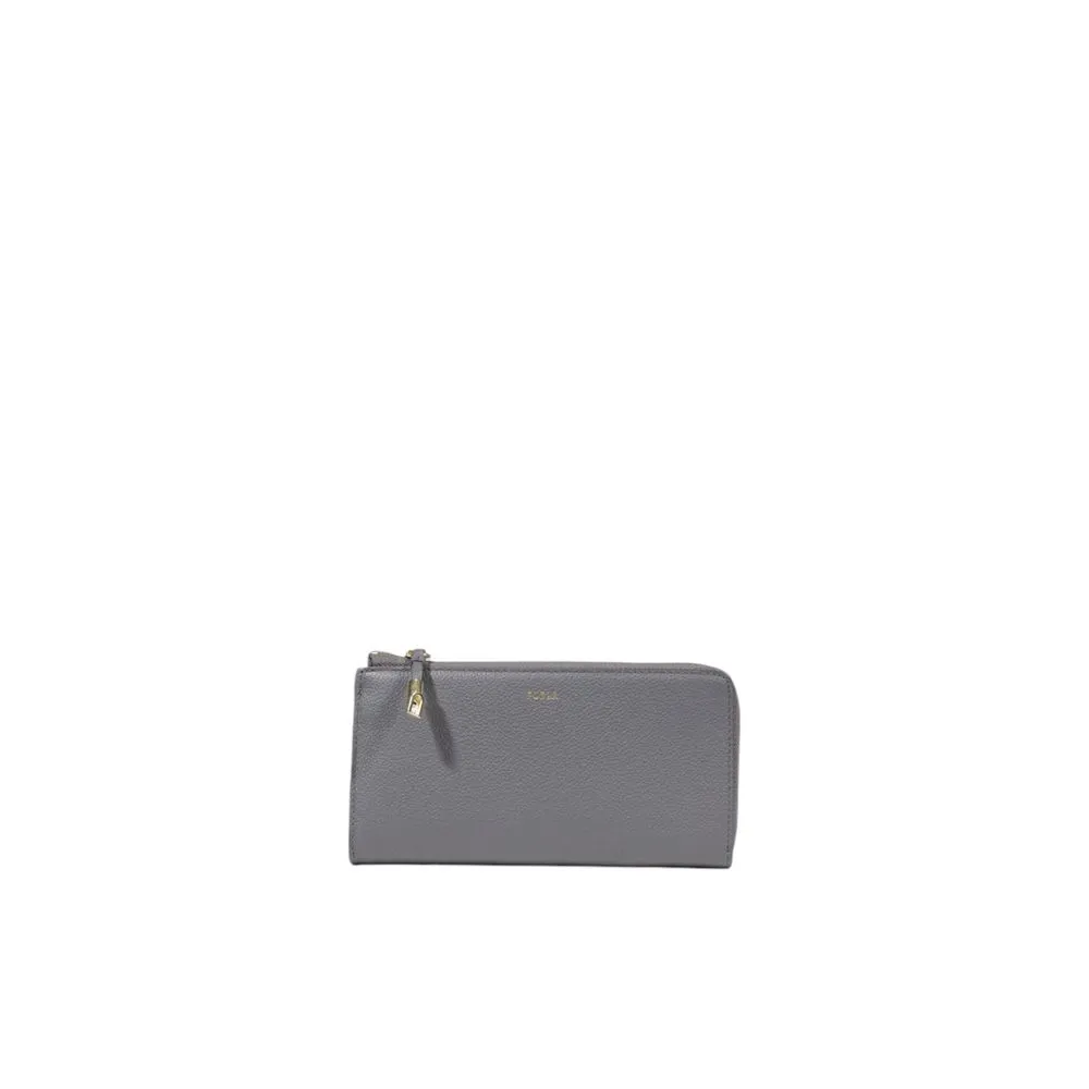 Furla Men's Gray Leather Wallet