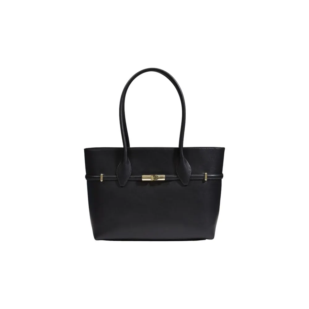 Furla Women's Black Leather Handbag