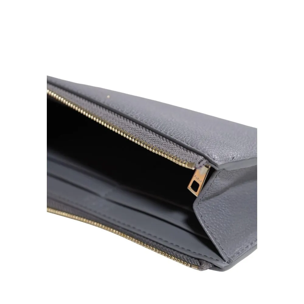 Furla Men's Gray Leather Wallet