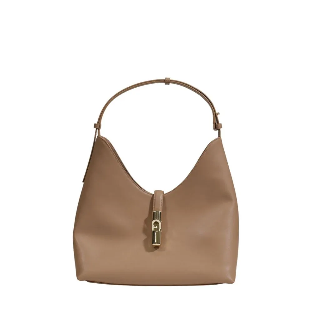Furla Women's Beige Leather Handbag