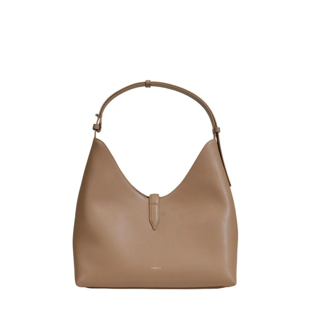 Furla Women's Beige Leather Handbag
