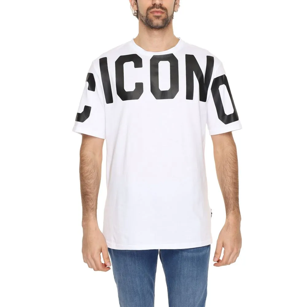 Icon Men's White Cotton T-Shirt