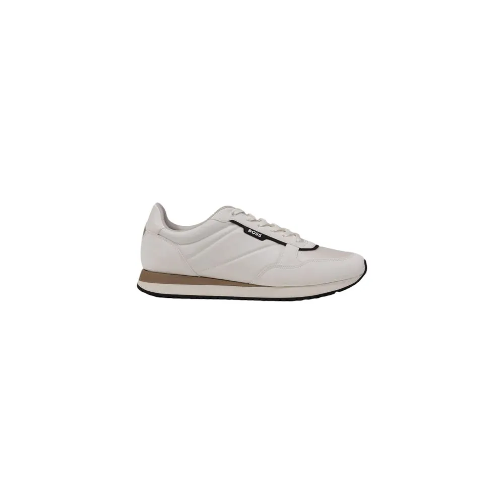 Hugo Boss Men's White Polyester Sneaker