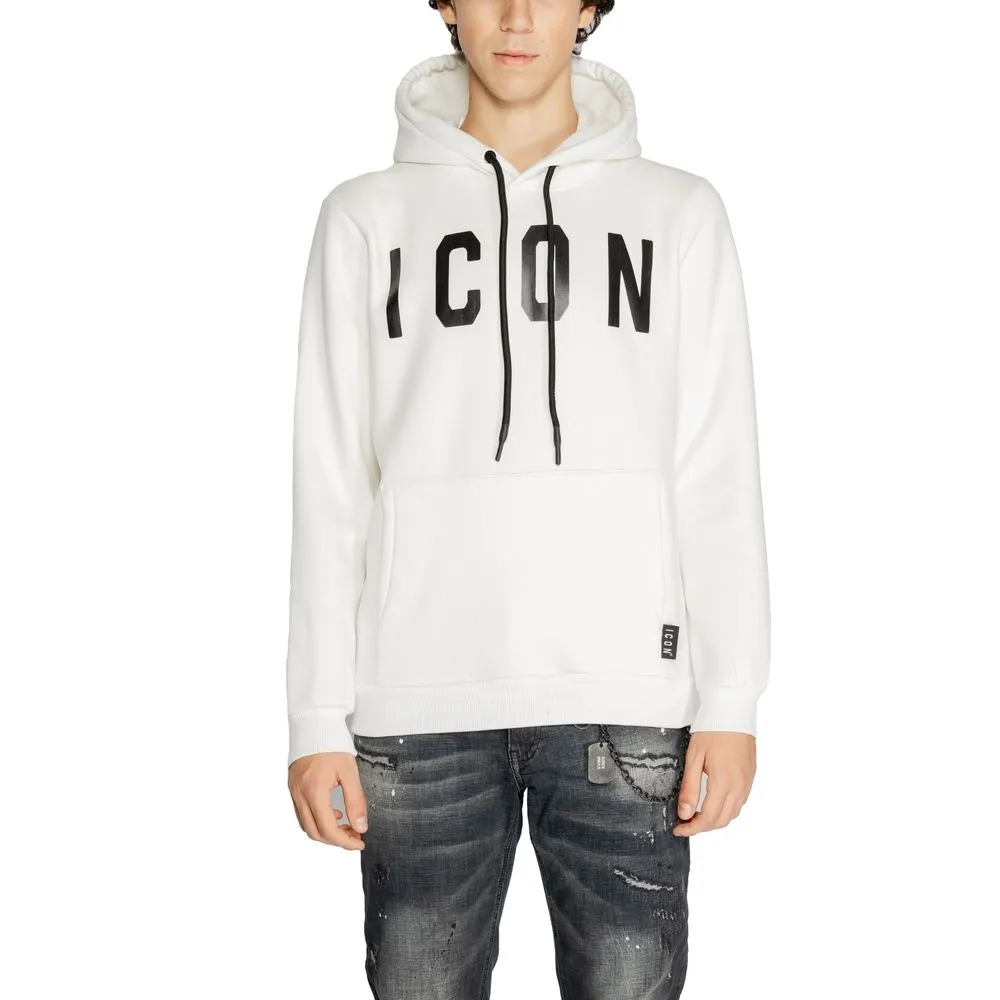 Icon Men's White Cotton Sweater