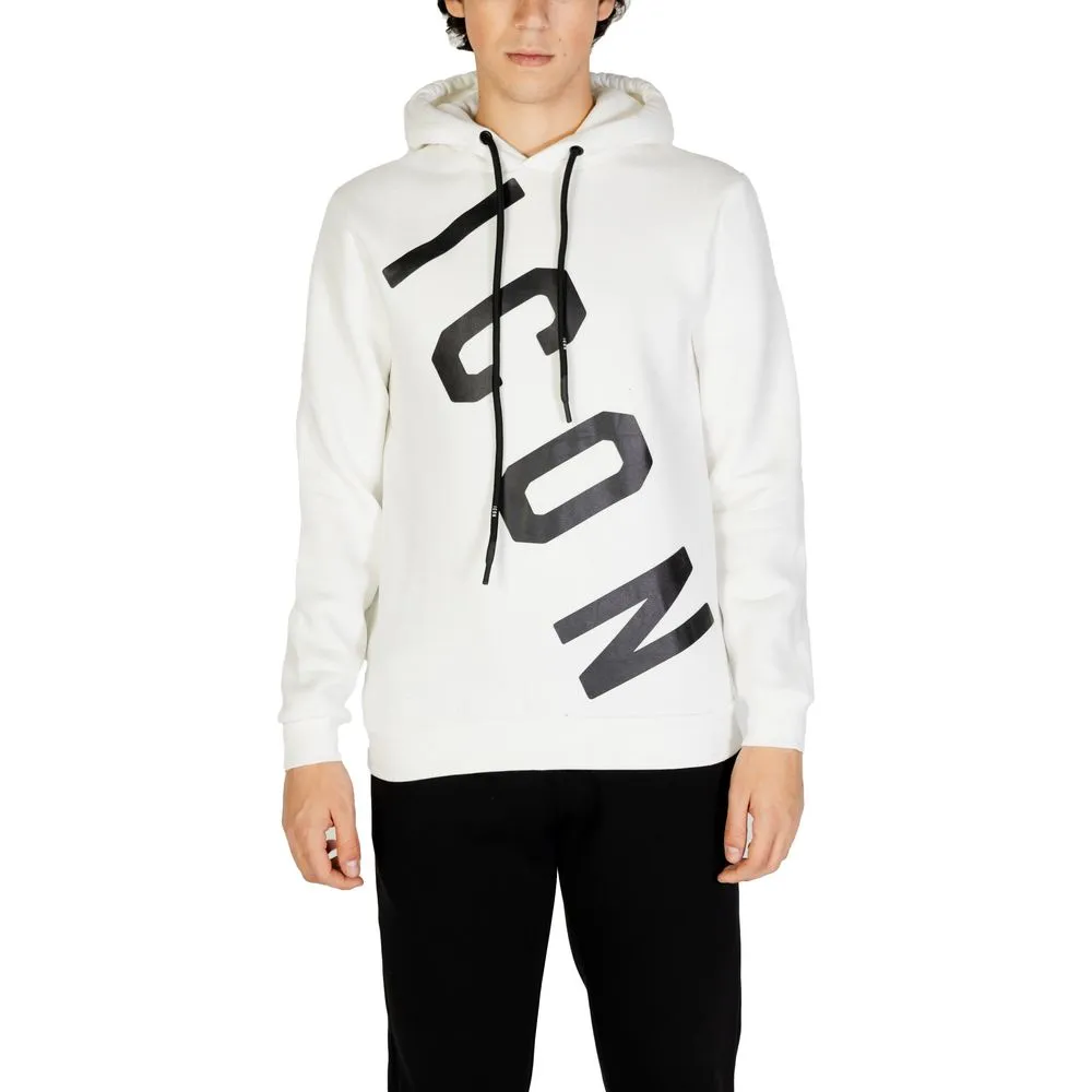 Icon Men's White Cotton Sweater
