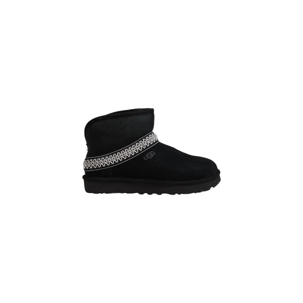 UGG Women's Black Suede Leather Boot