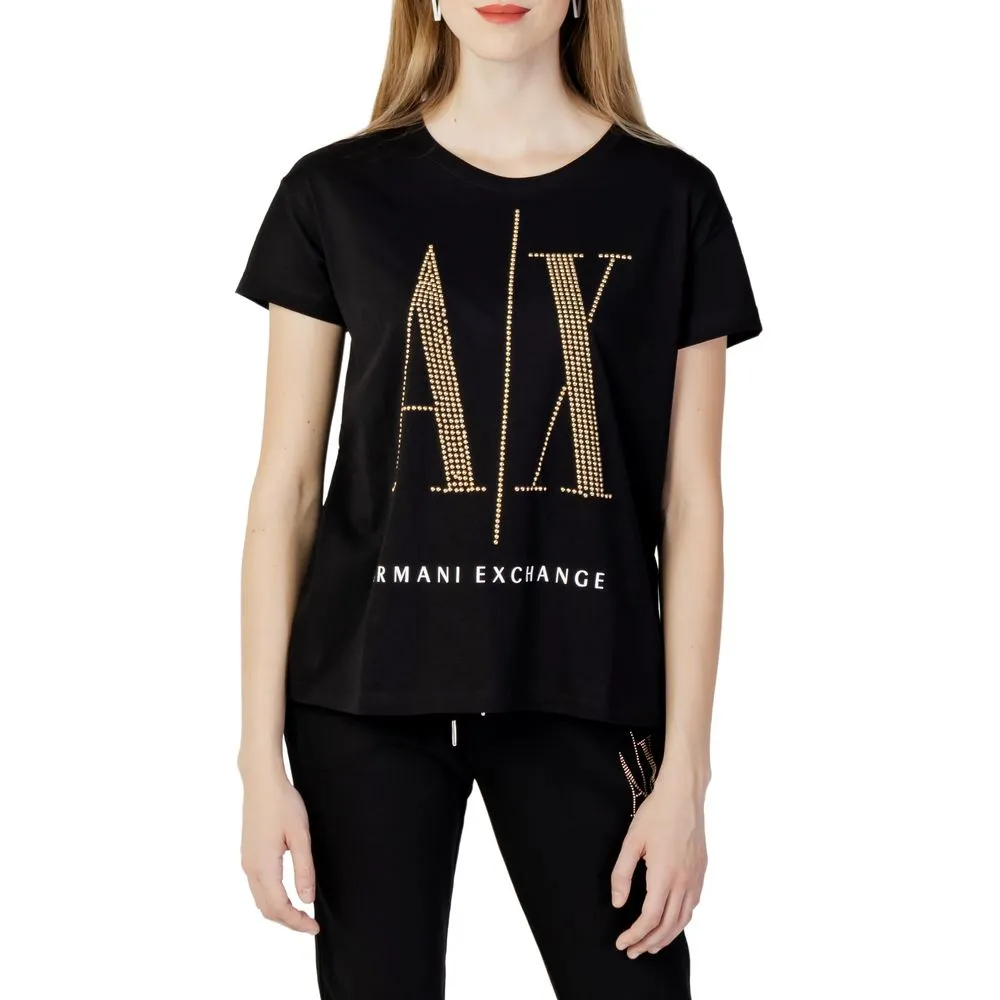 Armani Exchange Women's Bicolor Cotton Tops & T-Shirt