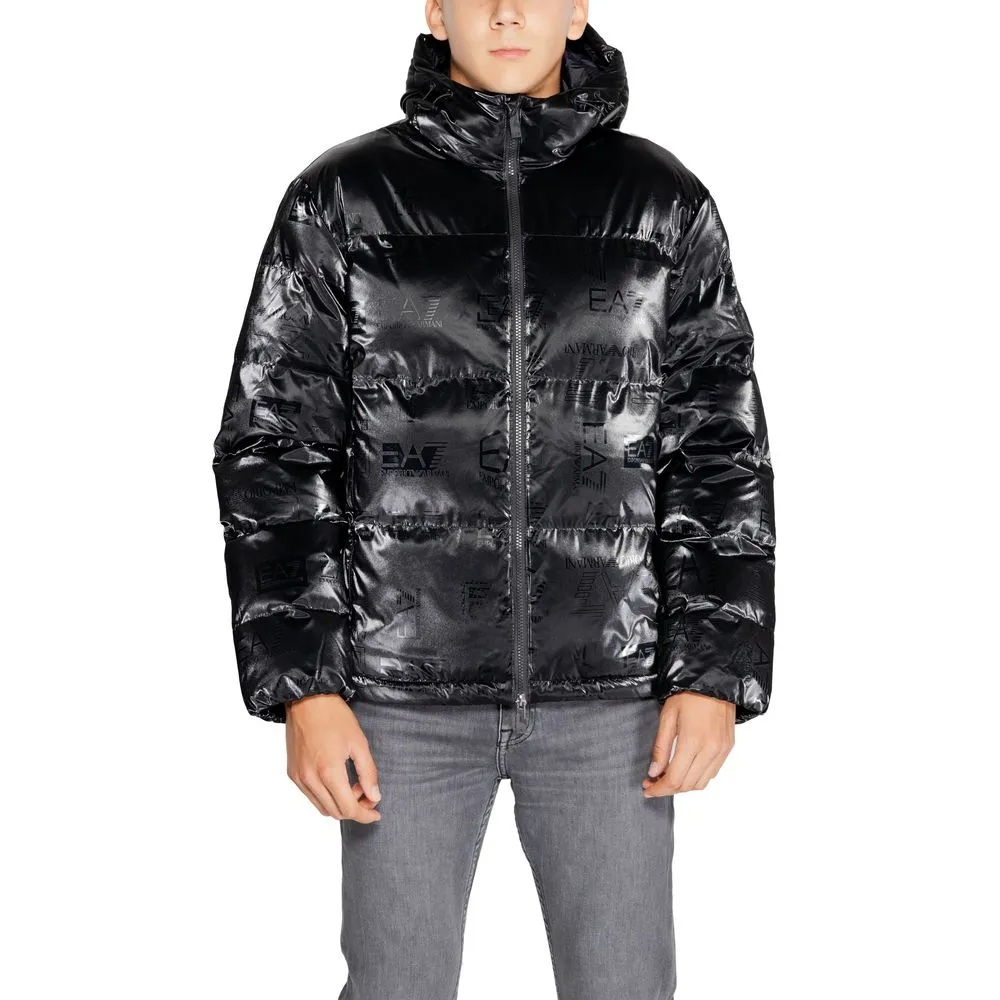 EA7 Emporio Armani Men's Black Polyester Jacket