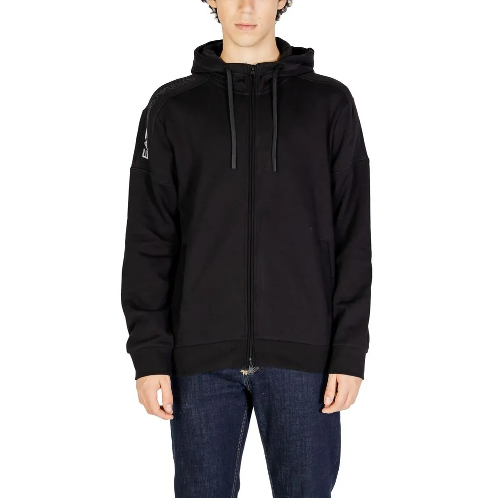 EA7 Emporio Armani Men's Black Cotton Sweater