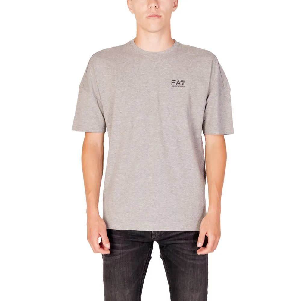 EA7 Emporio Armani Men's Gray Cotton T-Shirt