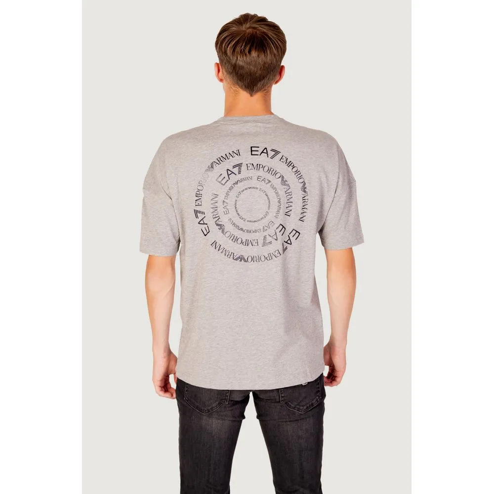 EA7 Emporio Armani Men's Gray Cotton T-Shirt