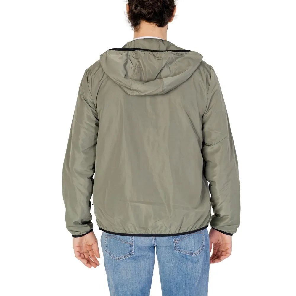 EA7 Emporio Armani Men's Green Polyester Jacket