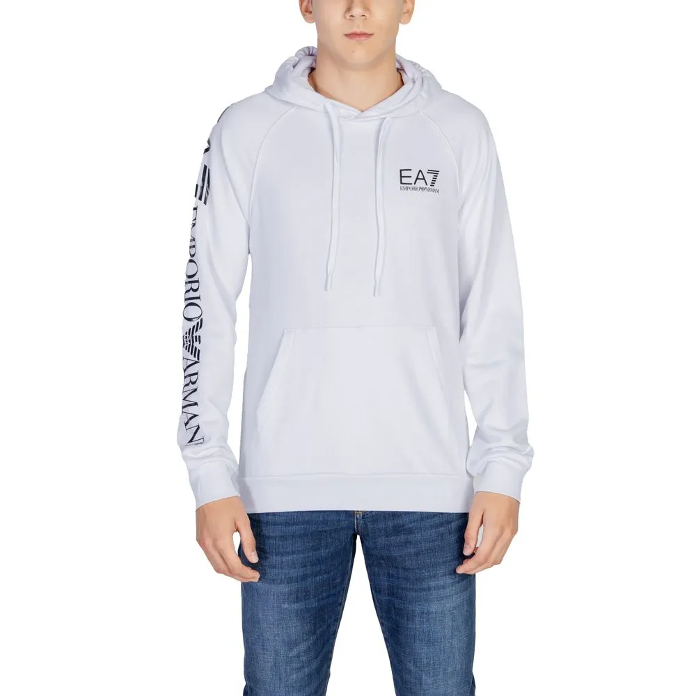 EA7 Emporio Armani Men's White Cotton Sweater