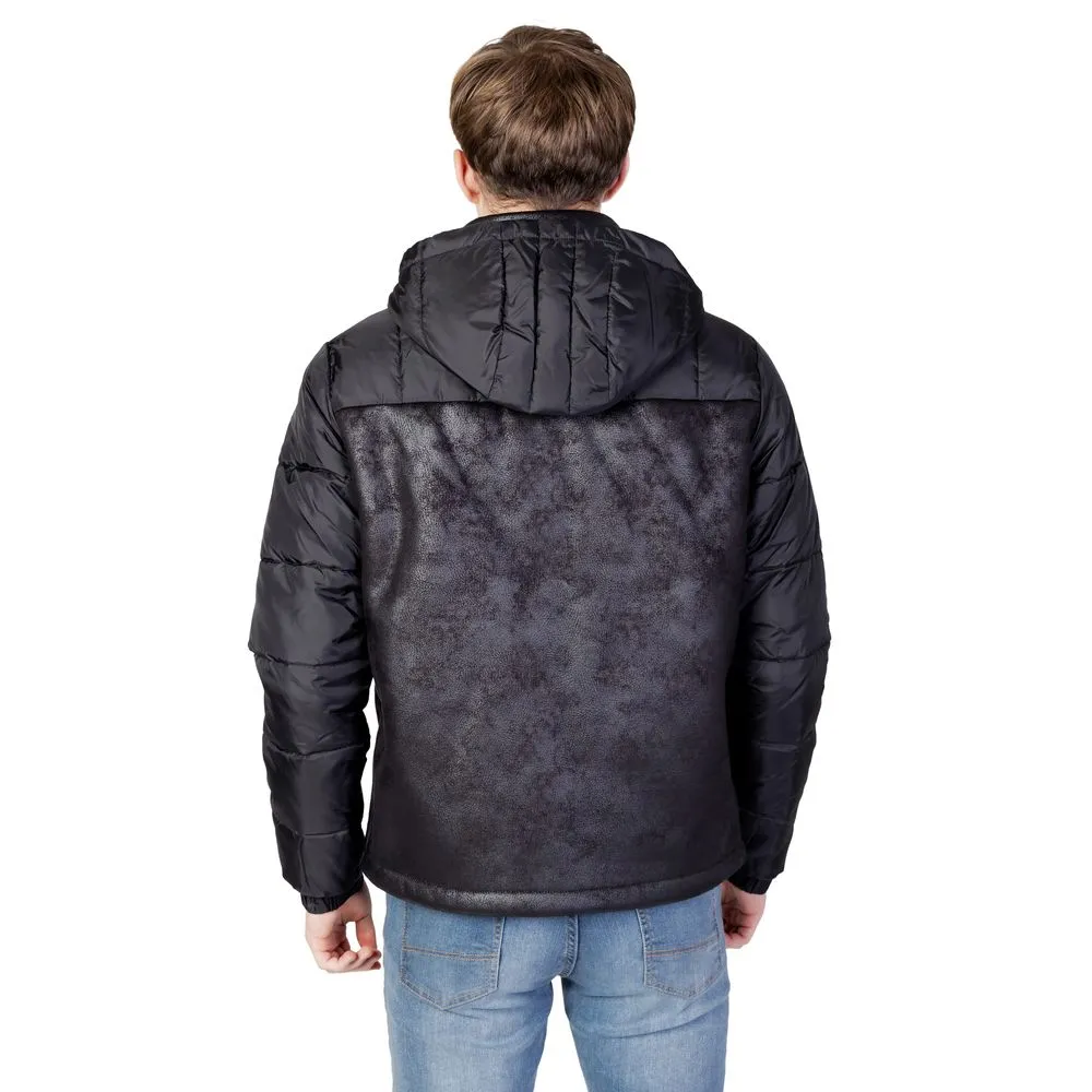 EA7 Emporio Armani Men's Black Polyester Jacket
