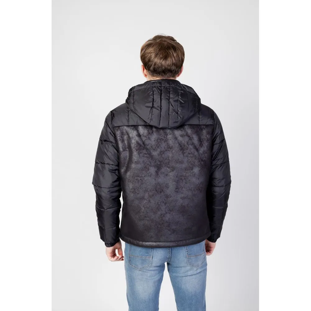 EA7 Emporio Armani Men's Black Polyester Jacket