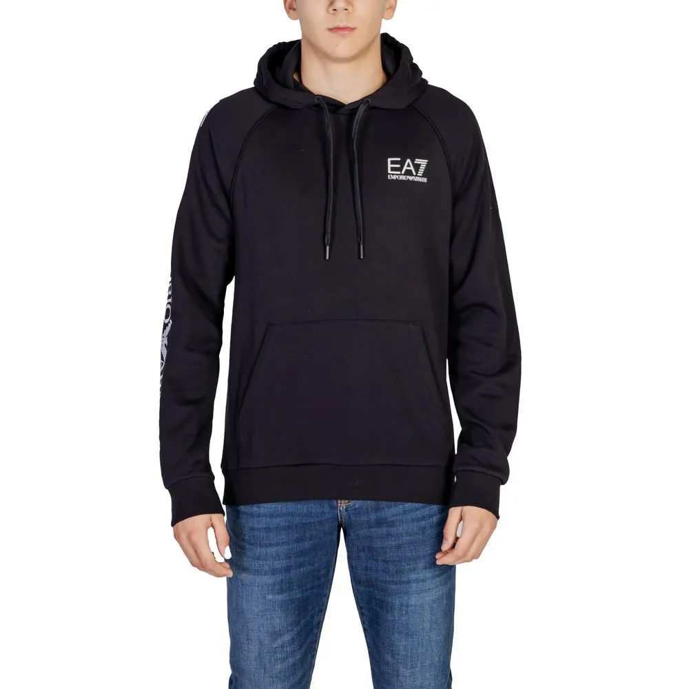 EA7 Emporio Armani Men's Black Cotton Sweater