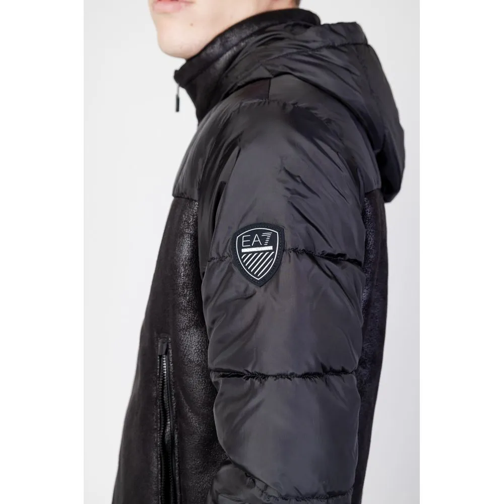 EA7 Emporio Armani Men's Black Polyester Jacket