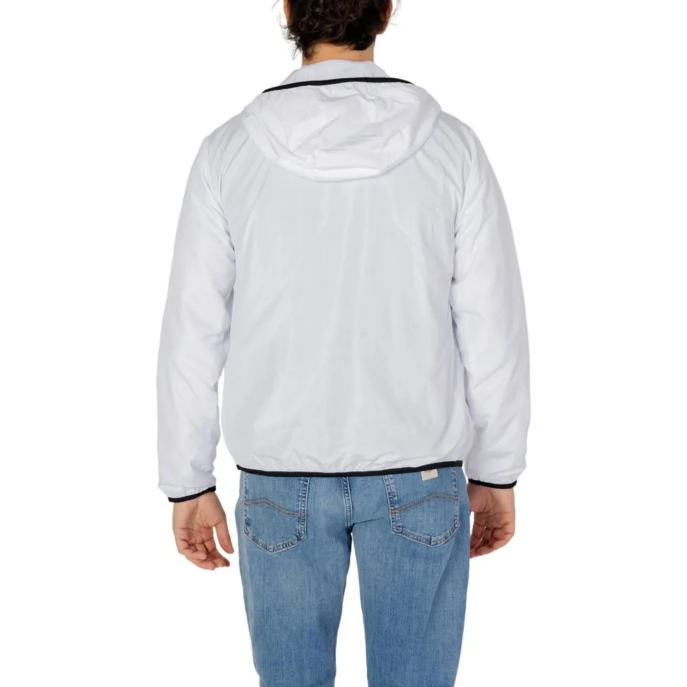 EA7 Emporio Armani Men's White Polyester Jacket