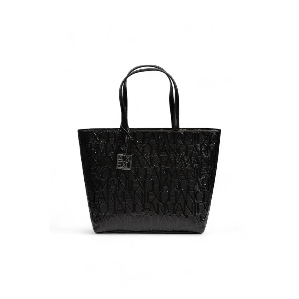 Armani Exchange Women's Black Polyester Handbag