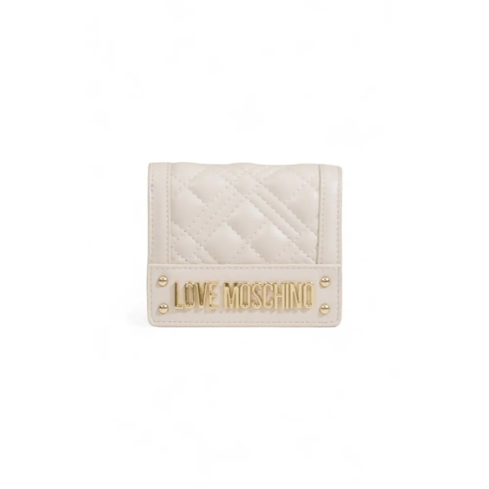 Love Moschino Women's Beige Polyethylene Wallet
