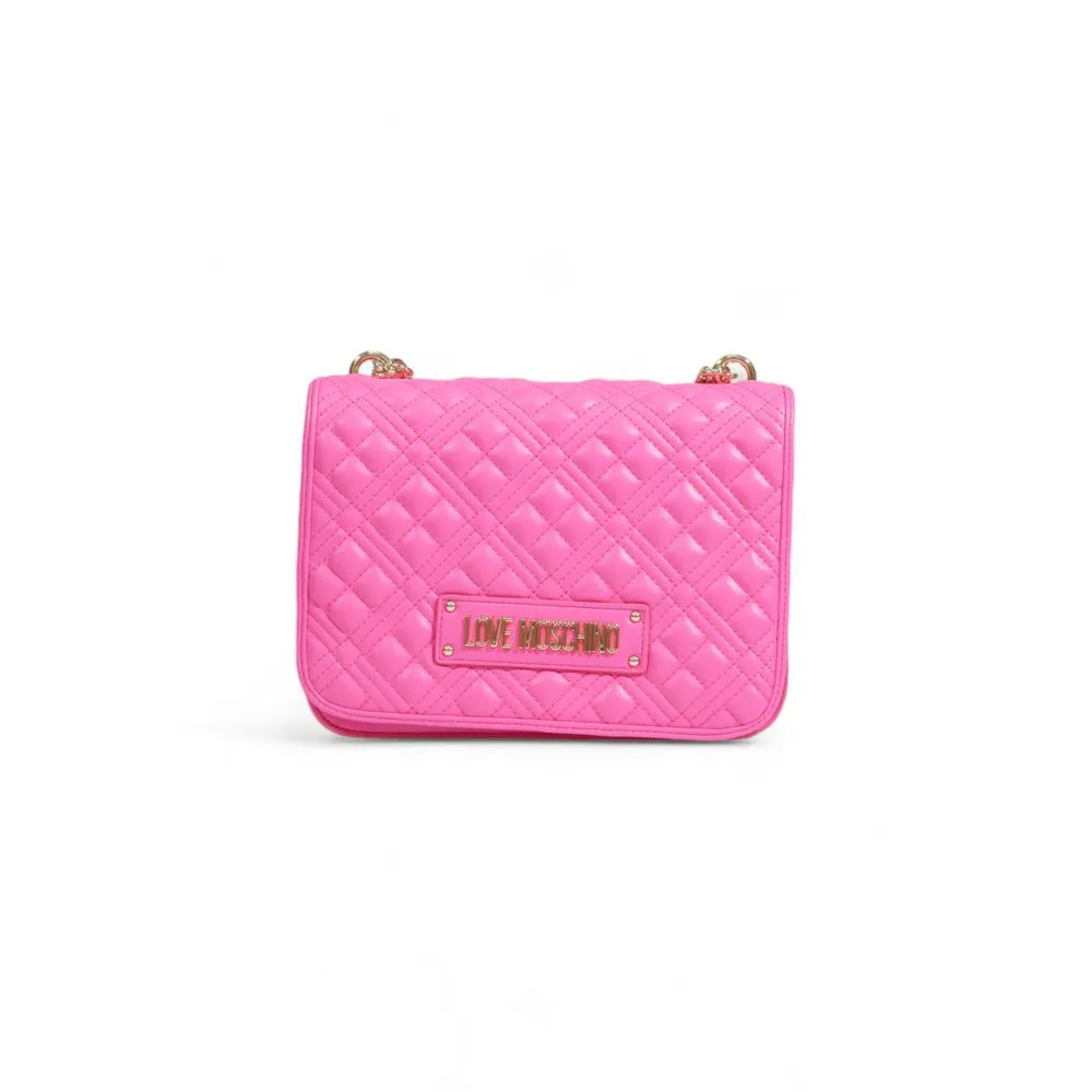 Love Moschino Women's Pink Polyethylene Handbag