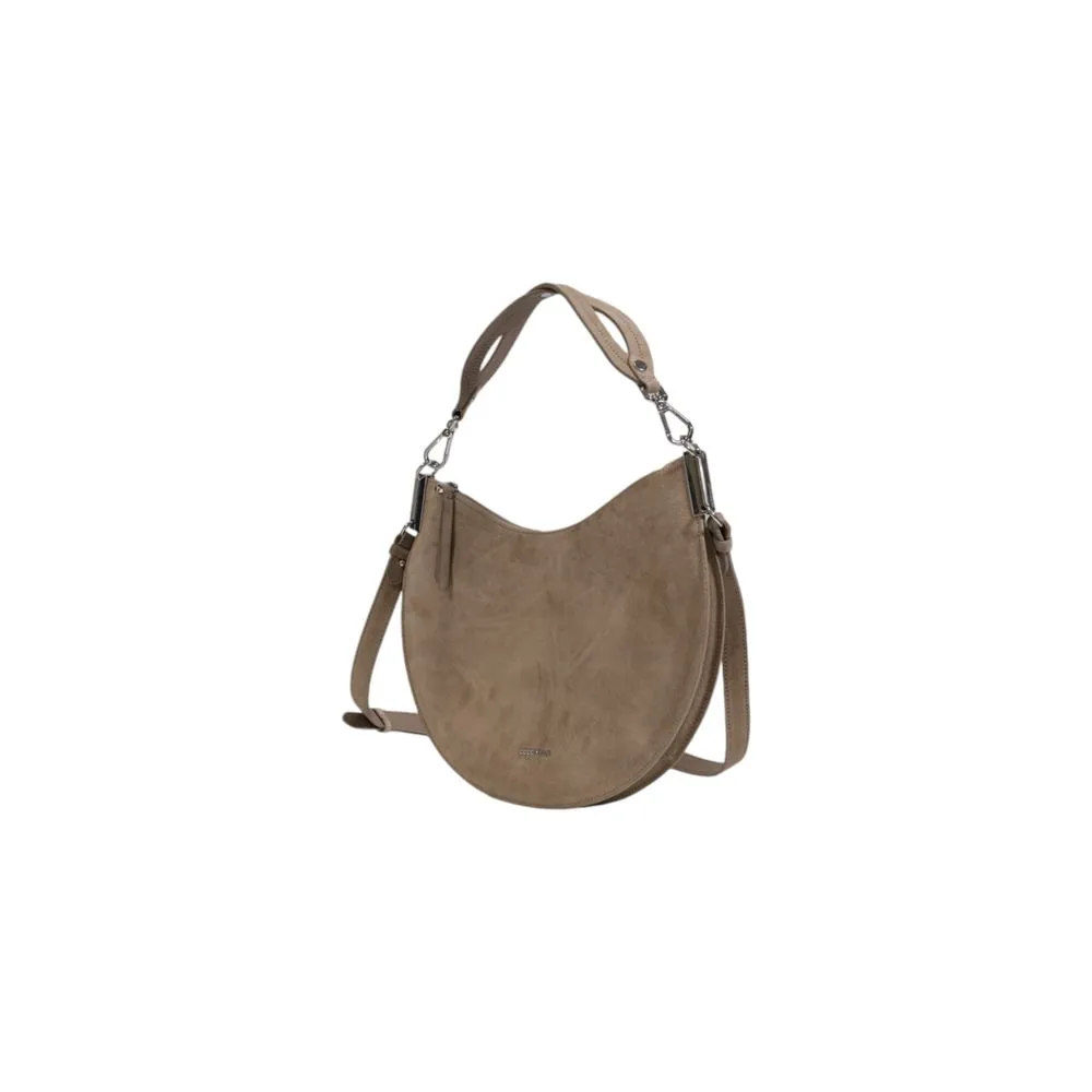 Coccinelle Women's Gray Suede Handbag