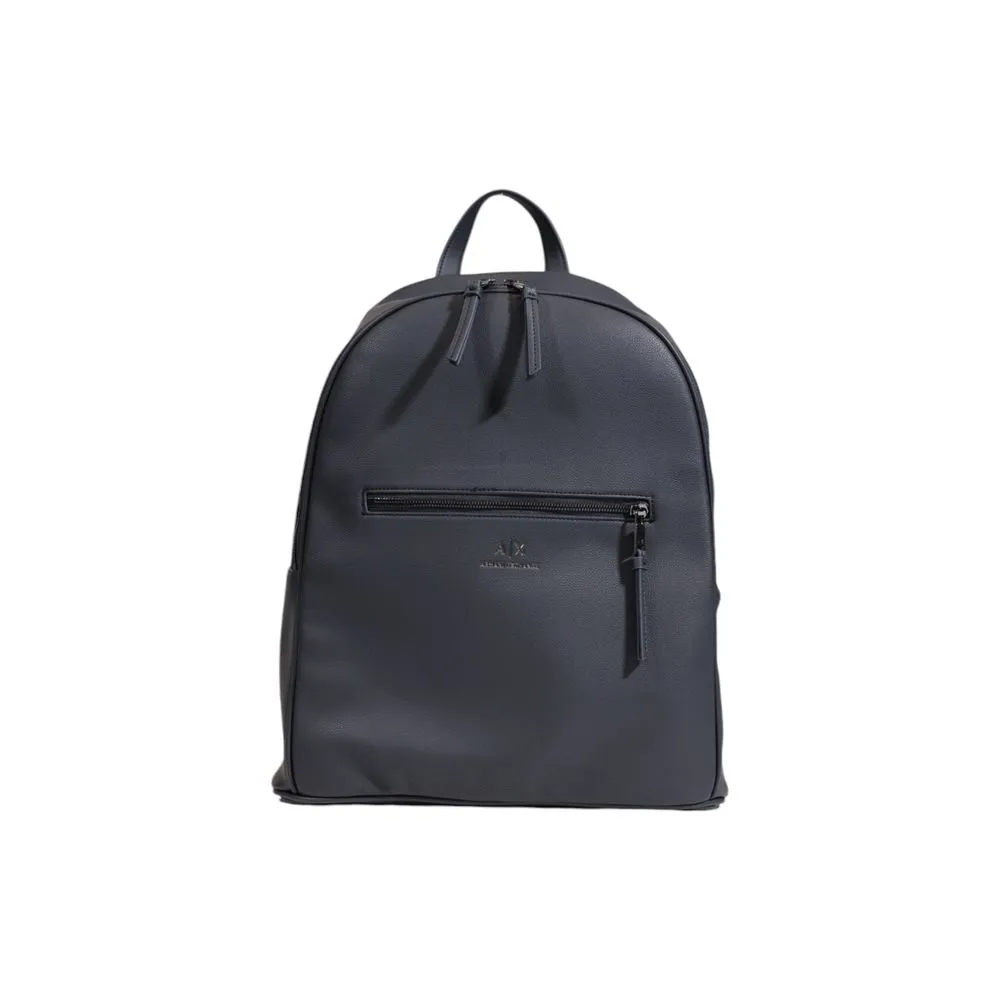 Armani Exchange Men's Blue Polyester Backpack