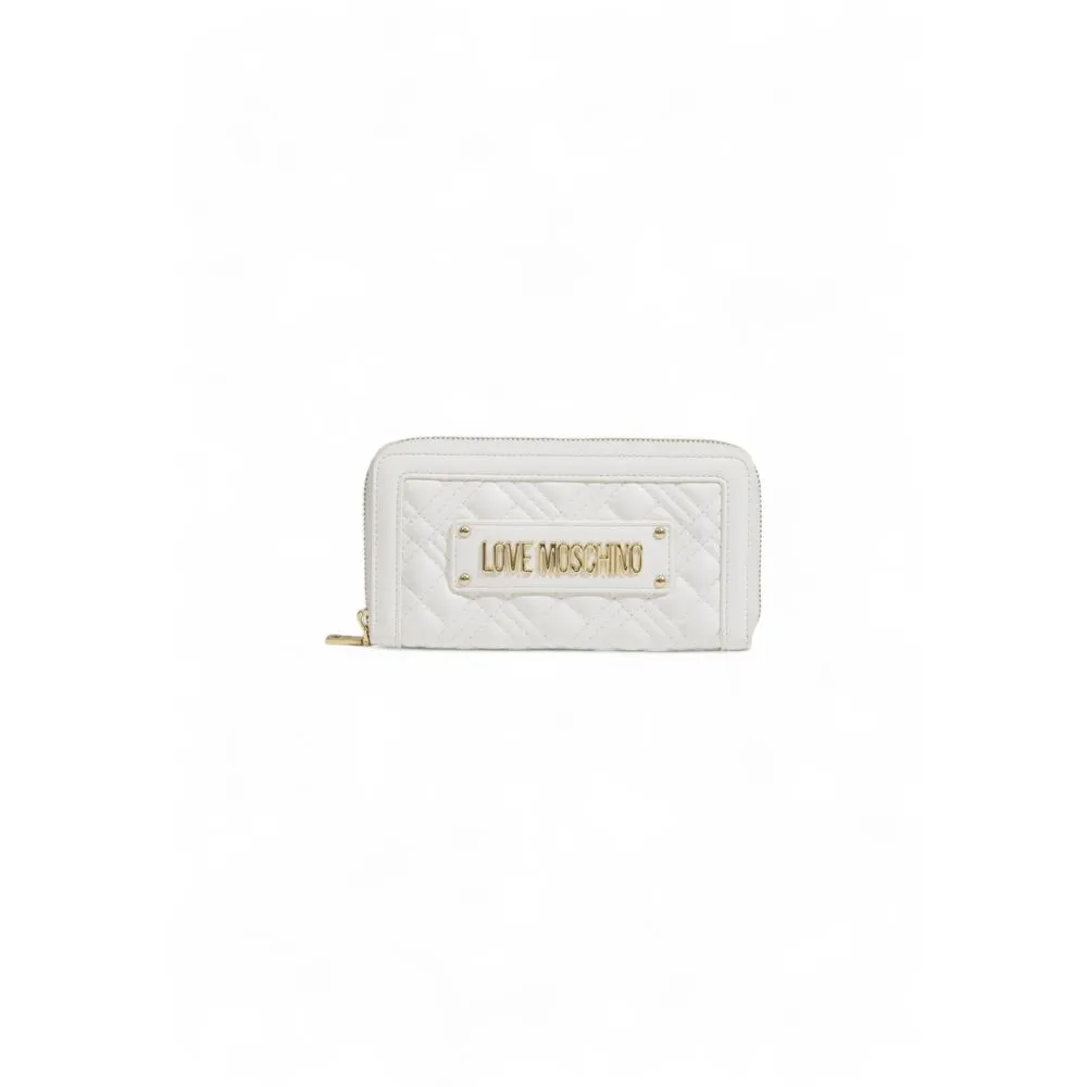 Love Moschino Men's White Polyethylene Wallet